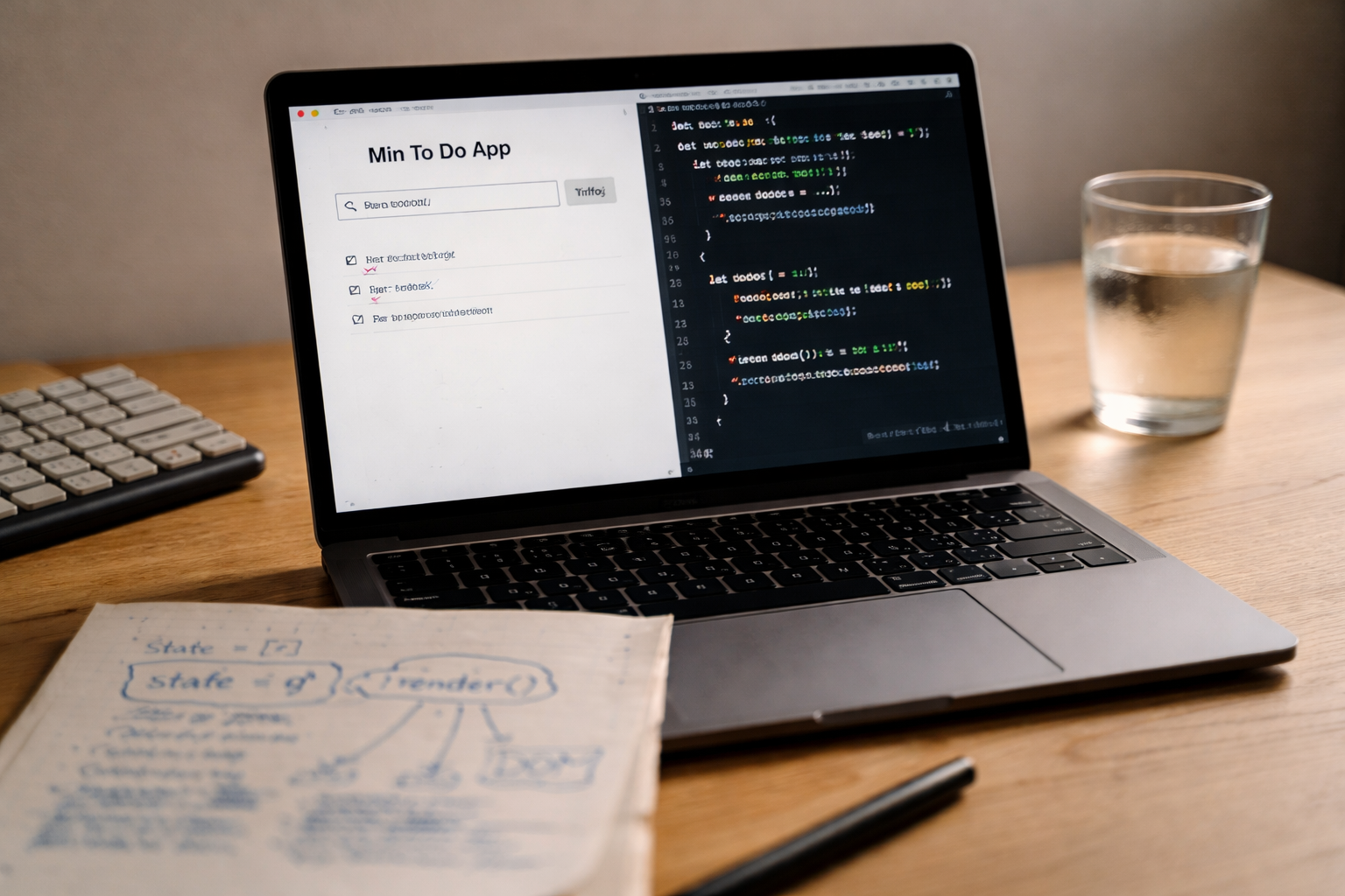 Jeg lærte JavaScript ved at skrive en to do app igen og igen