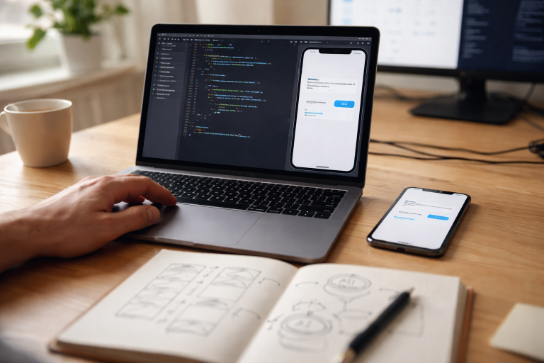 App udvikling til iPhone: tech stack, proces og valg som ny i iOS